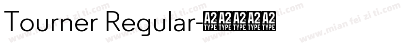 Tourner Regular字体转换